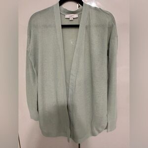 LOFT Women's Light Green Sweater